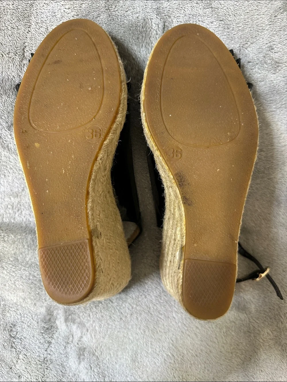 Valentino patent leather espadrilles